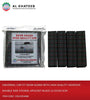 Al Khateeb Universal Car Fit Door Guard With High Quality Adhesive Double Side Sticker, 4Pcs/Set Black 12.5X3X2.5Cm