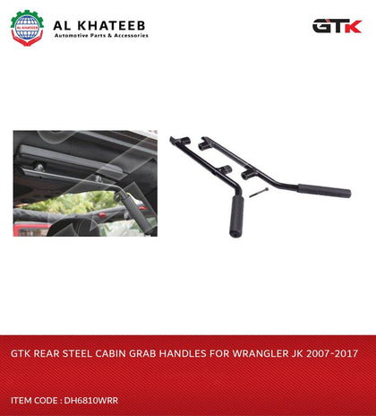 GTK Rear Steel Cabin Grab Handles For Wrangler Jk 2007-2017