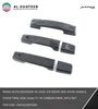 Auto Defender 90 2020-2022 Exterior Side Door Handle Cover Trim High Quality 3K Carbon Fiber 5PCS/Set