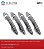 GTK Car Door Handle Cover Exterior Side Door Trim Accent 2012+, ABS Chrome 8Pcs Set