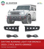 Auto-Tech 2Pcs/Set Daytime Running Light For Bronco 2022+, White&Orange