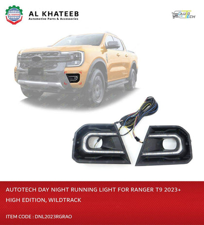 AutoTech Car Daytime Running Light With Wire Set & Fog Lamp Ranger T9 2023+, High Edition, Wildtrack