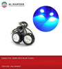 Motorcycle Eagle Eye Headlights Blue Flash Daytime Running Lights Signal Lights Fog Lights, 2Pcs 23Mm