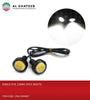 Motorcycle Eagle Eye Headlights White Daytime Running Lights Signal Lights Fog Lights, 2Pcs 23Mm