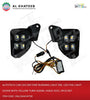 Car Led Daytime Running Light Drl Led Fog Light Cover With Yellow Turn Signal Hiace 2015, 2Pcs/Set