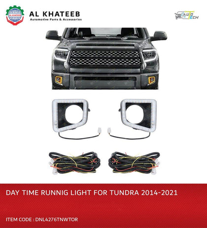 AutoTech Car LED Daytime Running Light DRL Fog Lamps 2 Colour Tundra 2014-2020, 2PCS