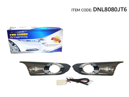 AutoTech Car LED Daytime Runnning Light Fog Light Frame Jetta 2008-2012, 2Pcs Set