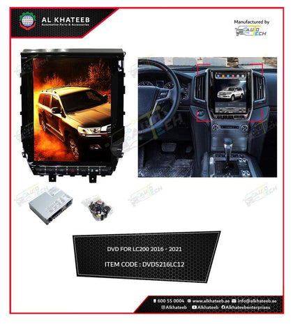 Autotech 12.1”/9.0 Android System Used For Land Cruiser 2016