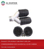 EXHAUST TIPS DOUBLE TUBE RIGHT SIDE, DIA: 57MM(ID)x89MMX2 (OD) x245MM (OL) 3K DRY CARBON