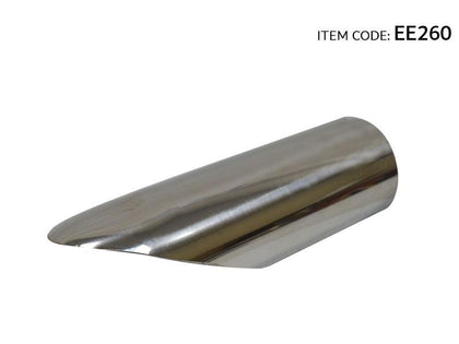 Koba Universal Stainless Steel Exhaust Tail Pipe - Oval End 60X200Mm