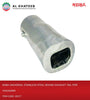 Universal Stainless Steel Round Exhaust Tail Pipe 70X160Mm