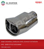 Universal Stainless Steel Exhaust Extension Pipe - Bend Style 145X230Mm