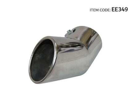 Koba Universal Stainless Steel Round Exhaust Muffer Pipe 100X210Mm