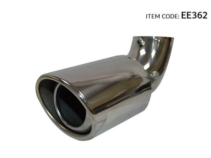 Koba Universal Stainless Steel 360? Round Exhauts Pipe 63X220Mm