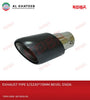 Universal Stainless Steel Bevel Design Exhaust Pipe 220X70Mm, Chrome