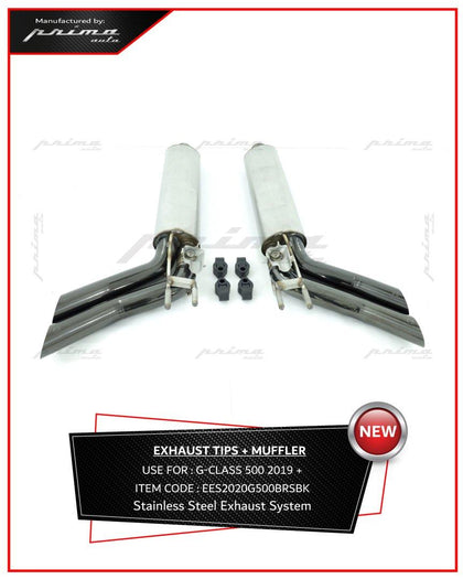 EXHAUST SYSTEM SPL FOR G-CLASS G500 2019+ UPTO RS STYLE