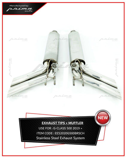 EXHAUST SYSTEM SPL FOR G-CLASS G500 2019+ TO RS STYLE CHROME