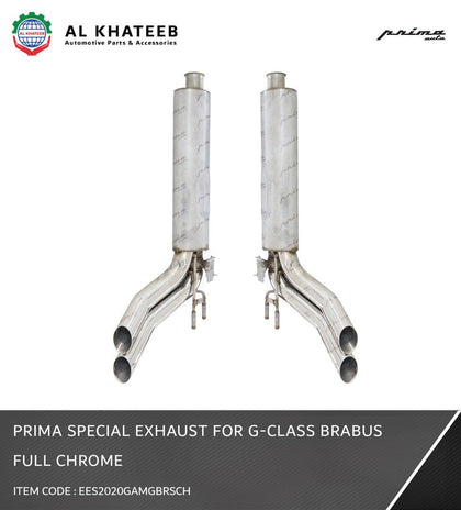 EXHAUST SYSTEM SPL FOR G-CLASS G500 2019+ CHROME