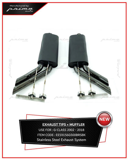 EXHAUST SYSTEM SPL FOR G-CLASS G500 2012-18 RS STYLE