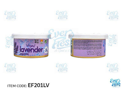 Al Khateeb Everfresh Universal Dashboard Car Perfumes And Air Fresheners - Organic Can Long Lasting 46G, Lavender