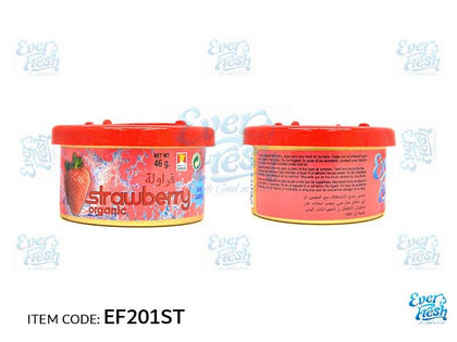 Al Khateeb Everfresh Universal Dashboard Car Perfumes And Air Fresheners - Organic Can Long Lasting 46G, Strawberry