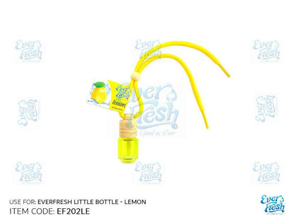 Al Khateeb Everfresh Universal Car Hanging Perfumes And Air Fresheners - Little Bottle, Lemonade/1Db=42 Pcs/ 1Mctn =294 Btls