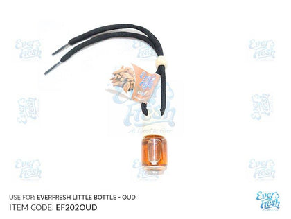 Al Khateeb Everfresh Universal Car Hanging Perfumes and Air Fresheners - Little Bottle, Al Oud/1DB=42 pcs/ 1MCTN =294 BTLS