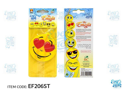 Al Khateeb Everfresh Universal Car Hanging Perfumes And Air Fresheners - Emoji Adorable, Str/1Db=50 Ppr/ 1Mctn =250 Ppr