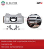 Car Front Undershield Engine Guard Skid Plate Bumper Fit Defender 2020+ Aluminum, Thickness Silver