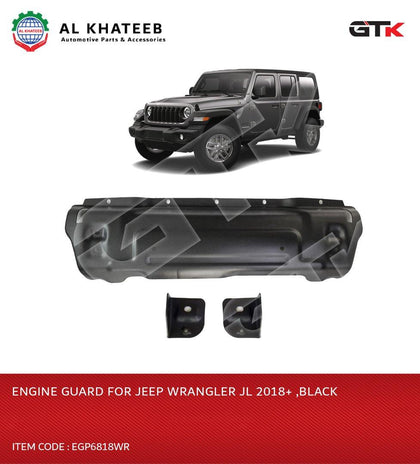 ENGINE GUARD FOR WRANGLER,BLACK