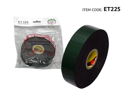 Al Khateeb Double Sided Foam Adhesive Mounting Tape 22Mmx5M, Black And Dark-Green