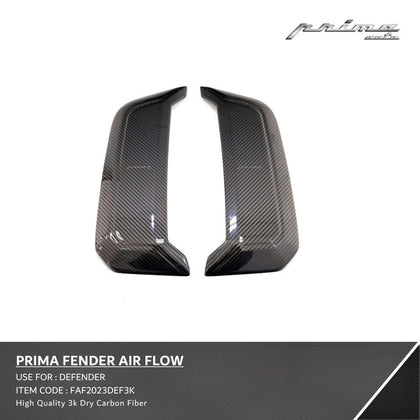 FENDER AIR FLOW FOR  DEFENDER 2020+,2 PCS, 3K