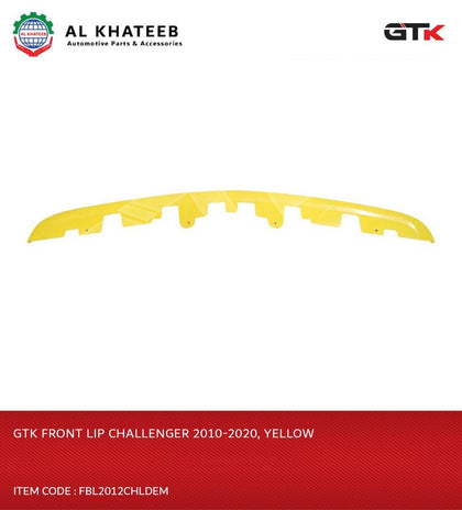 Front Lip Challenger 2010-2020, Yellow