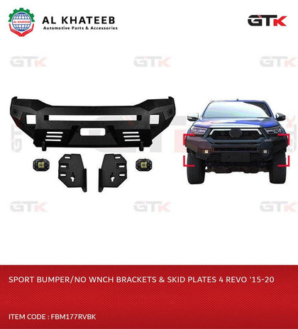 SPORT BUMPER/NO WNCH BRACKETs & SKID PLATES 4 REVO '15-20