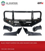 GTK Black Front Bumper For Land Cruiser Fj200 2008+