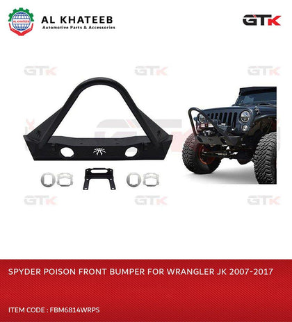 Spyder Poison Front Bumper For Wrangler Jk 2007-2017