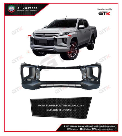 GTK ABS Front Bumper For Triton L200 2019+