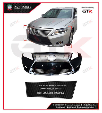 GTK Front Bumper Grille For Camry 2009-2011 Upgrade To Lexus Style