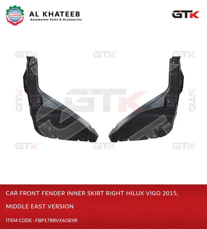 GTK Car Front Fender Inner Skirt Right Hilux Vigo 2015, Middle East Version