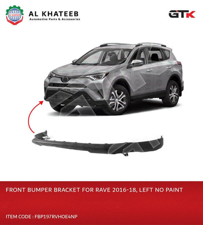 Al Khateeb Car Front Bumper Bracket Left Side Hilux Revo 2016-2018, L-H Unpainted