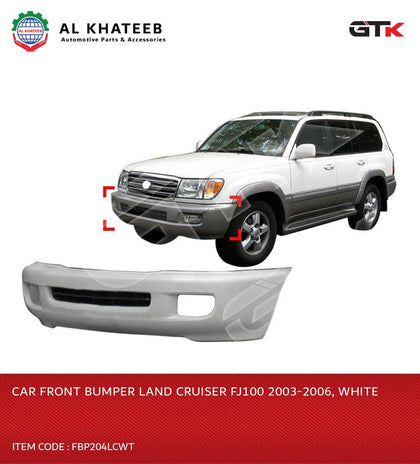 Car Front Bumper Land Cruiser FJ100 2003-2006, White