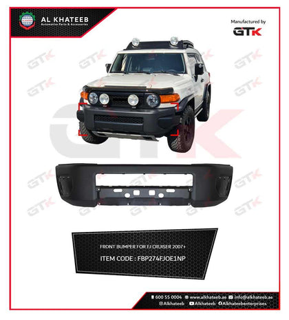 GTK Car ABS Front Bumper FJ Cruiser 2007-2021 ,No Paint