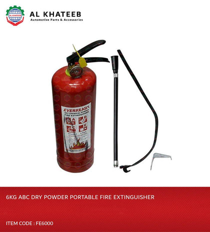 Al Khateeb 6Kg Abc  Dry Powder Portable Fire Extinguisher