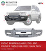 GTK Car Front Bumper Guard Land Cruiser FJ100 1998-2007, Dark Gray