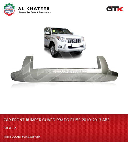 GTK Car Front Bumper Guard Prado FJ150 2010-2013 ABS Silver