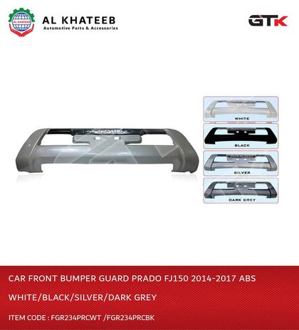 GTK Car Front Bumper Guard Prado FJ150 2014-2017 ABS White