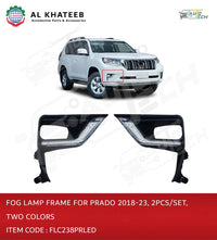 Fog Lamp Frame For Prado 2018-23, 2PCS/Set, Two Colors
