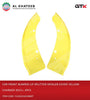 Car Front Bumper Lip Splitter Spoiler Cover Yellow Charger 2015+, 2Pcs