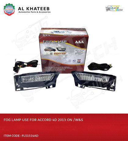 Fog Lamp USE for ACCORD 4D 2013 ON /W&S