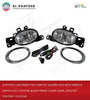 Car Front Fog Lamp Kit Accord 2015 With Wires & Switch, H11 12V/55W, Black Frame, Clear Lense, 2Pcs/Set